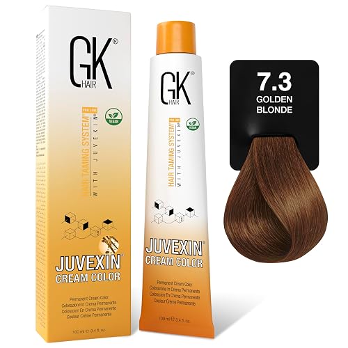 GK HAIR Global Keratin Professional Hair Color Cream Tube (3.4 Fl Oz/100ml) Nourishing & Cleansing Colors for Styling High Performance Long Lasting Beauty & Personal Care GK HAIR