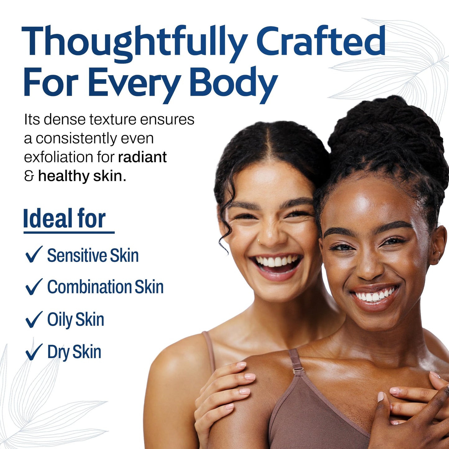 HartFelt 7 Pack Body Exfoliation Beauty Box with Body Wash Scrubber - Super Soft Exfoliating Bath Sponges for Shower Women & Men - Chemical-Free Beauty and Personal Care HartFelt