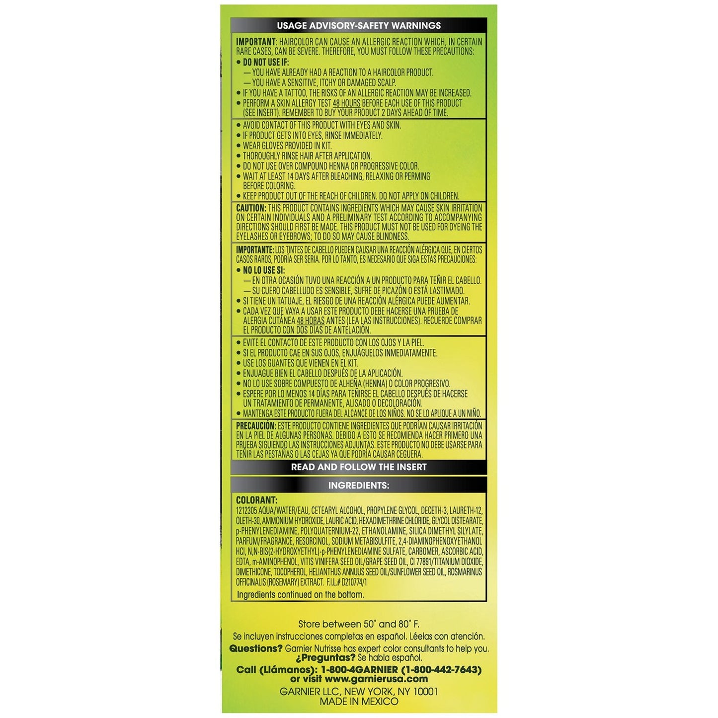 Garnier Nutrisse Nourishing Hair Color Creme, 11 Blackest Black (Packaging May Vary) Beauty & Personal Care Garnier