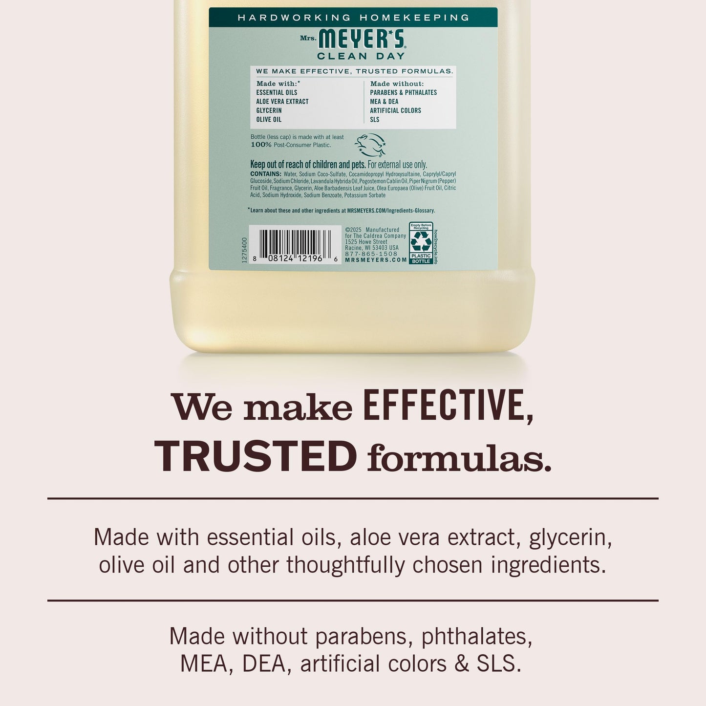 Mrs. MEYER'S CLEAN DAY Hand Soap Refill, Birchwood Scent, 33 Fl Oz Bottle Beauty & Personal Care Mrs. MEYER'S