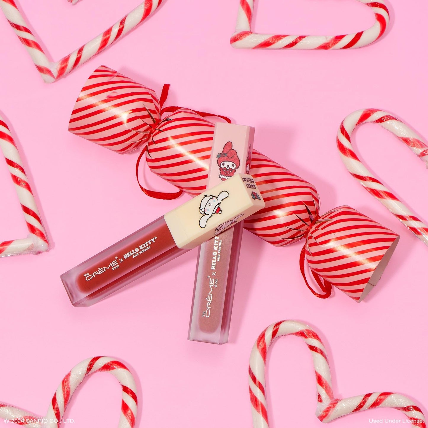 The Crème Shop x Hello Kitty & Friends Velvet Lip Stain - Lip Tint, Long Lasting Waterproof Lip Stain, Gifts for Her (Sugar Kiss) Beauty & Personal Care The Crème Shop