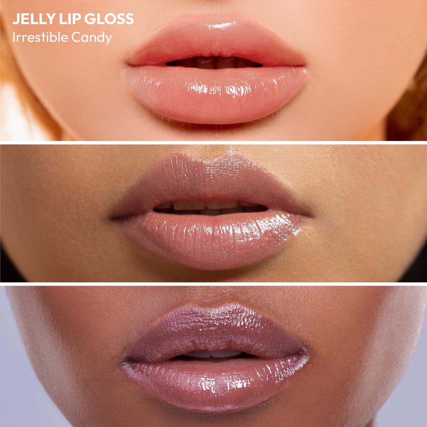 Ruby Kisses Jellylicious Lip Gloss, High-Shine Non-Sticky Hydrating Plump Beauty & Personal Care Ruby Kisses