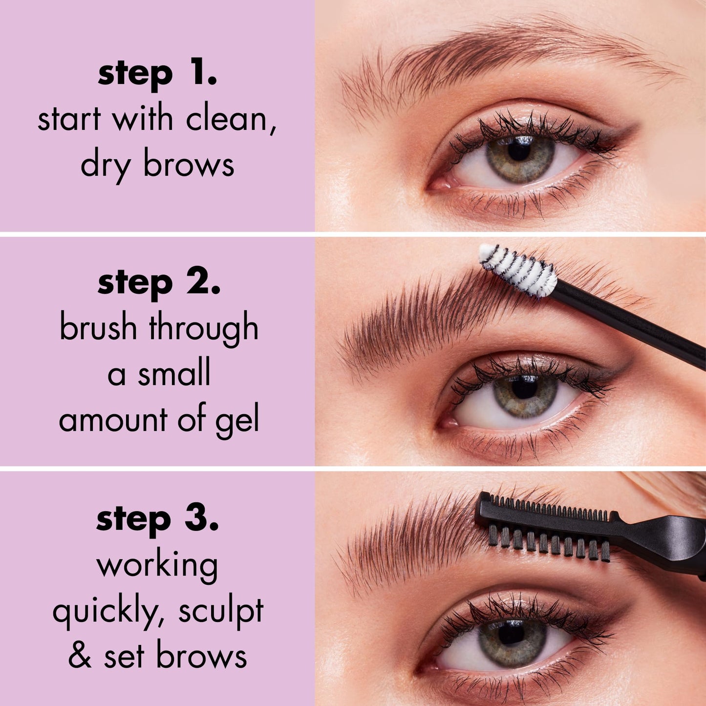 e.l.f. Brow Laminating Gel, Strong-Hold, Clear-Drying & Water-Resistant Brow Gel Creates Laminated Brows, Comb & Sculpt Brows, Vegan & Cruelty-free Beauty & Personal Care e.l.f.
