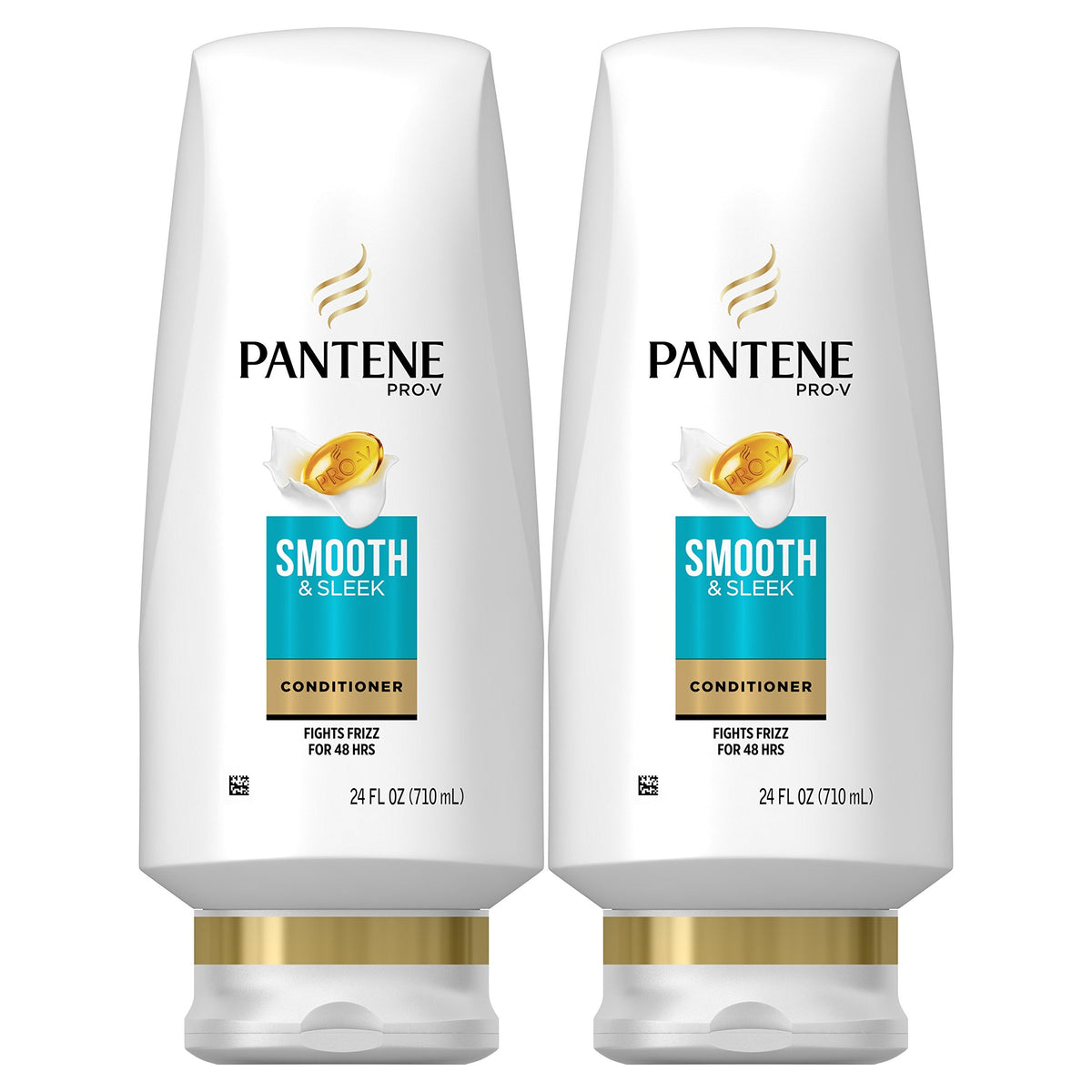 Pantene Argan Oil Conditioner for Frizz Control, Smooth and Sleek, 24 Fl Oz (Pack of 2) (Packaging May Vary) Beauty & Personal Care Pantene