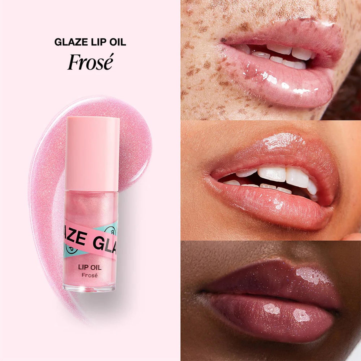 Innbeauty Project Glaze Lip Oil Frosé, Hydrating Vegan Lip Oil Gloss Hybrid, 0.2 OZ Beauty & Personal Care Innbeauty Project