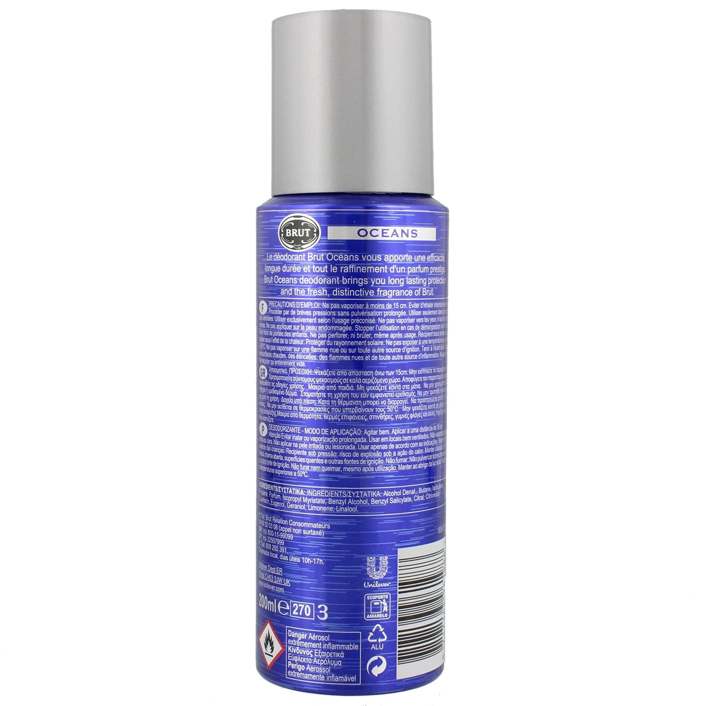 Oceans Deodorant Body Spray by Brut for Men - 6.7 oz Deodorant Spray Beauty and Personal Care Brut