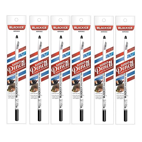 Black Ice Spray Barber Pencil (White) - 6 pieces Beauty & Personal Care Black Ice