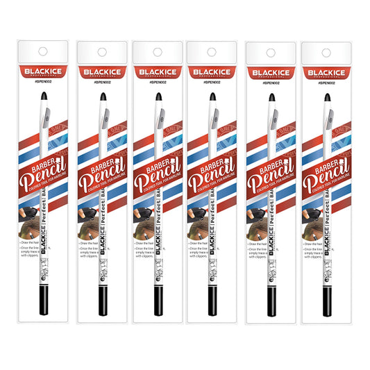 Black Ice Spray Barber Pencil (White) - 6 pieces Beauty & Personal Care Black Ice