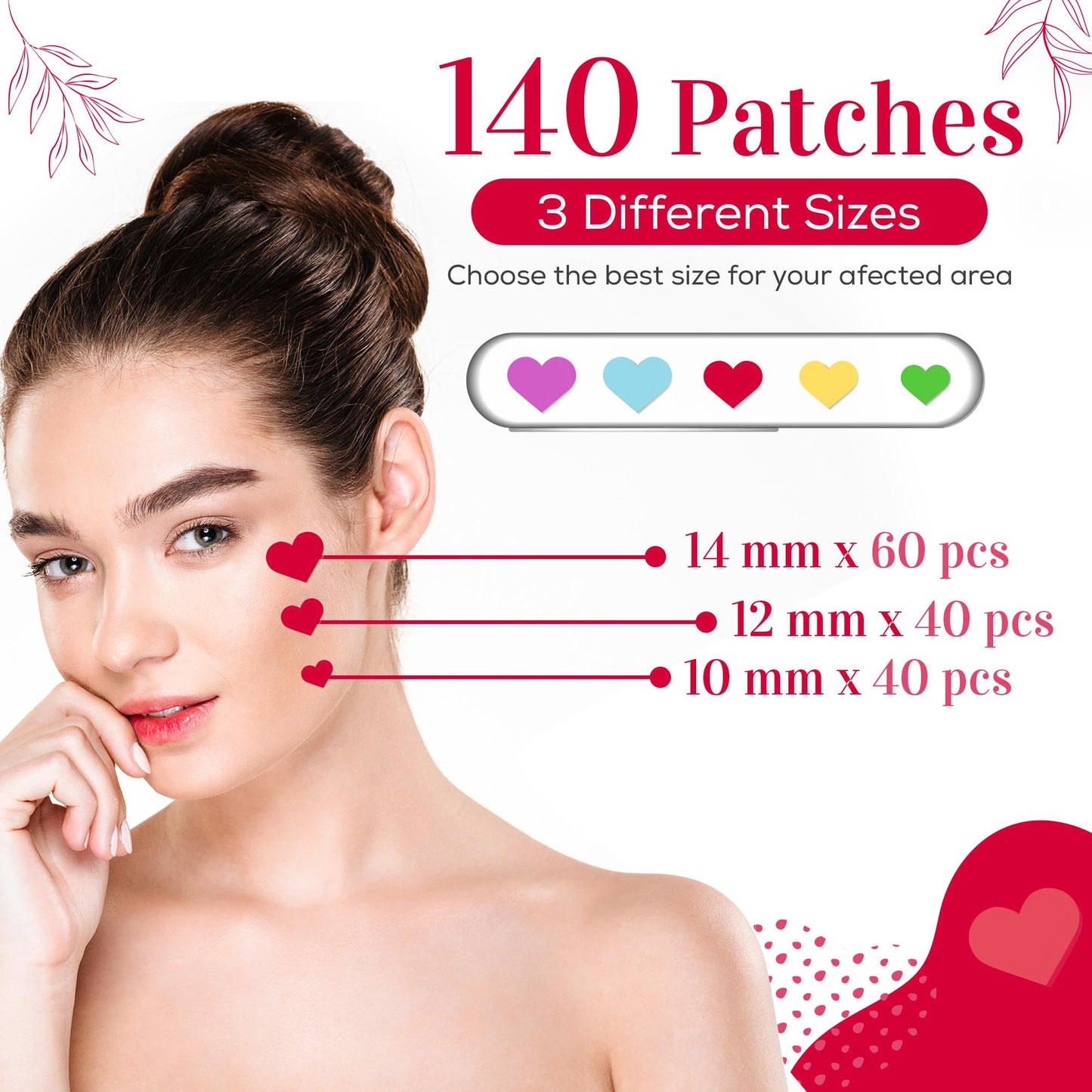 My Beauty Spot Pimple Patches Cute Acne Patches For Face (140 Patches) with Hydrocolloid, Tea Tree Extract & Salicylic Acid, Colorful Fun Designs Beauty & Personal Care My Beauty Spot