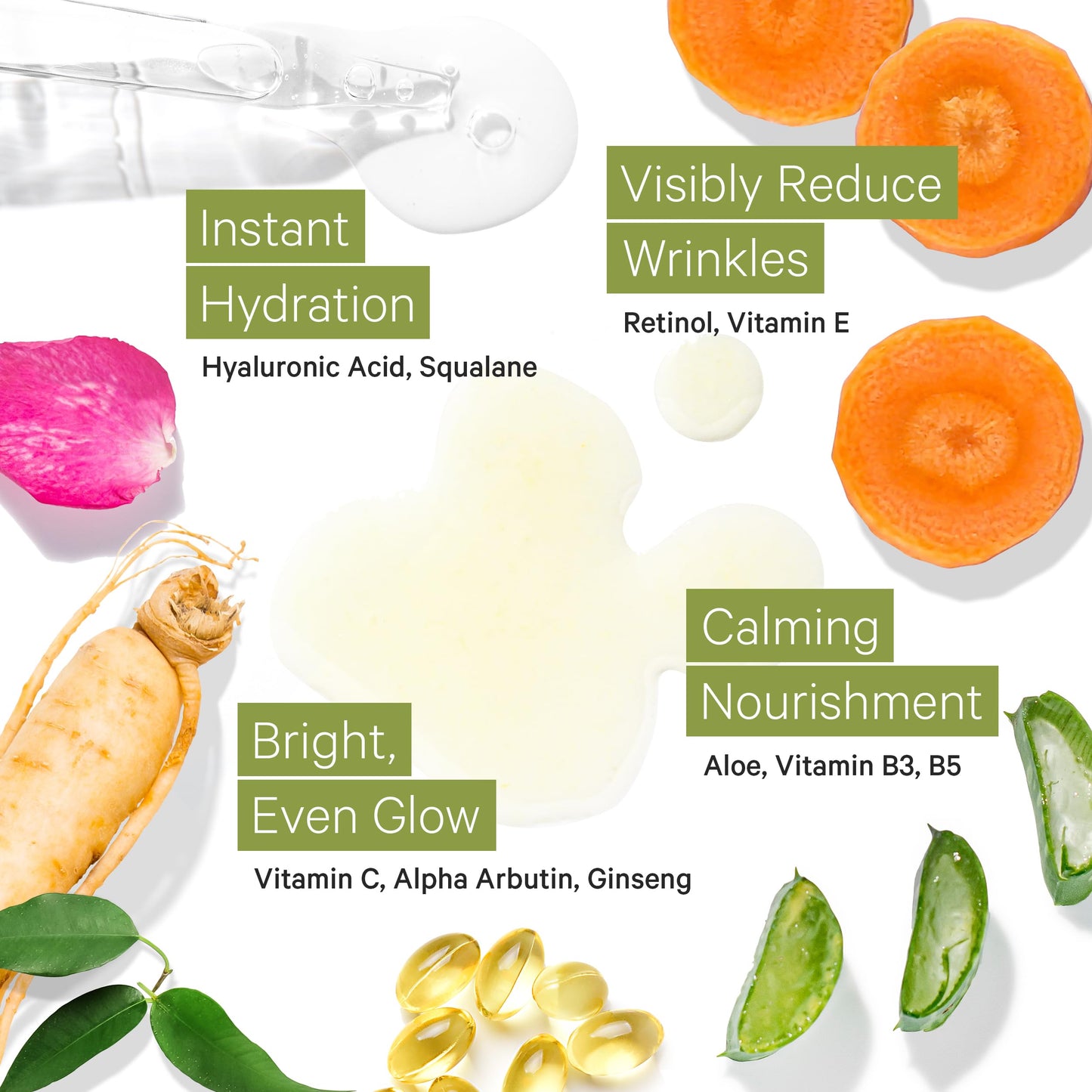 Tree To Tub Anti Aging Retinol, Vitamin C, Hyaluronic Acid Serum for Face & Wrinkles - Hydrating Facial Serum for Dry & Sensitive Skin, Night Serum Beauty & Personal Care Tree To Tub
