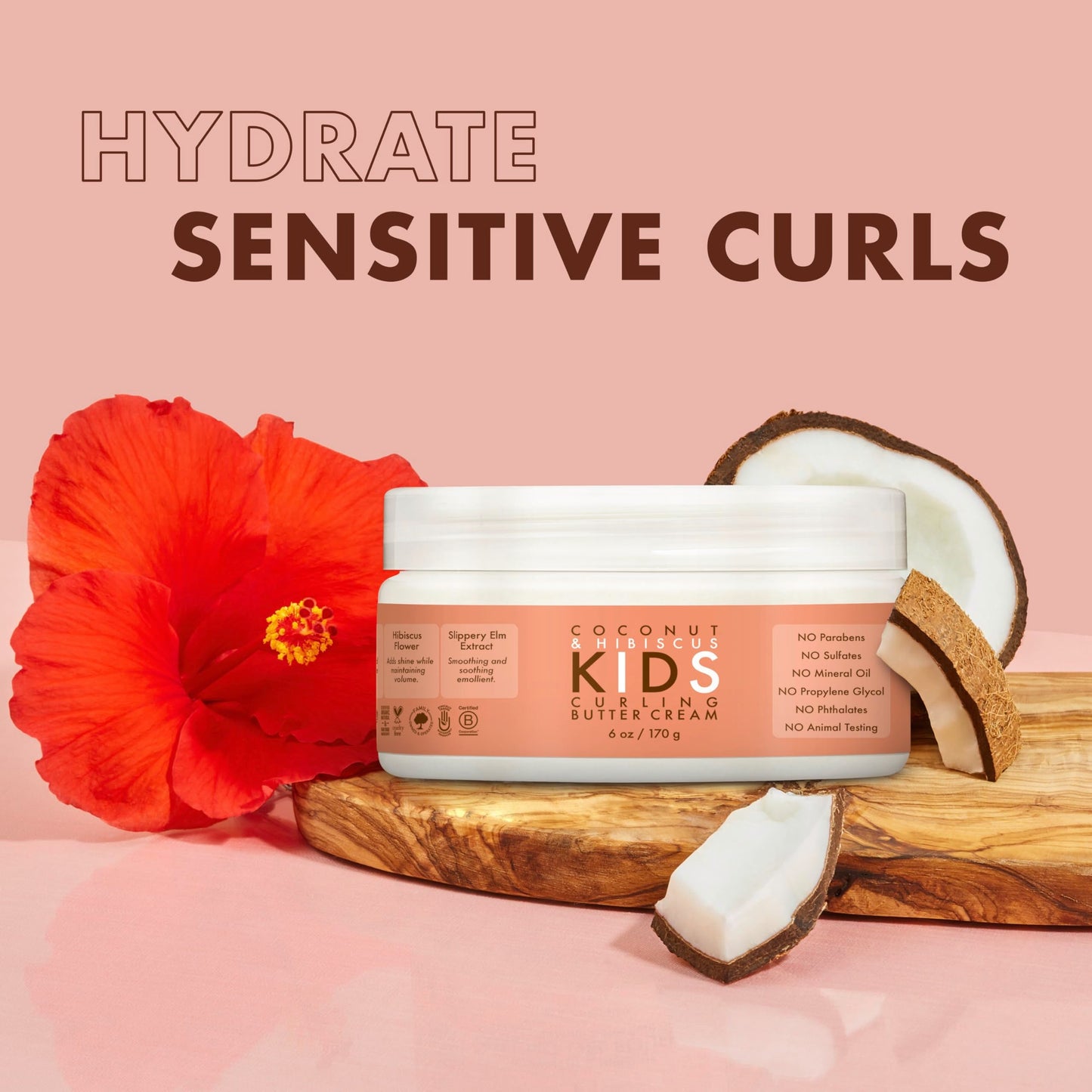 SheaMoisture Curling Styling Cream For Curl Definition Coconut & Hibiscus Curl and Detangle Kids Hair 6 oz Beauty & Personal Care SheaMoisture