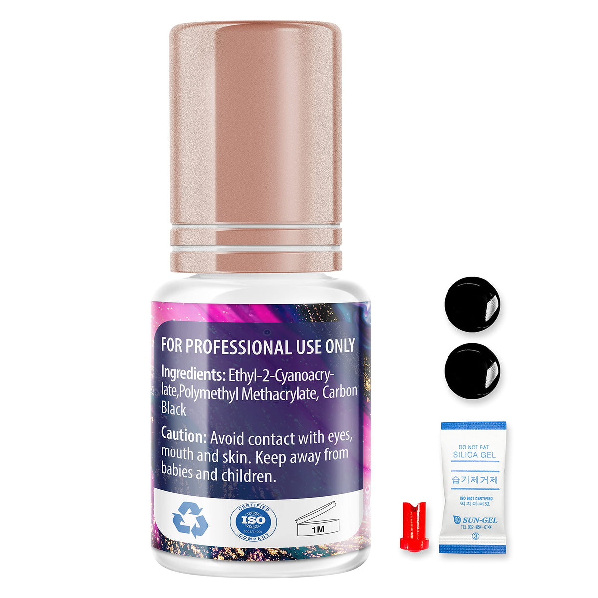 Lyon Lash SPEEDMAX Eyelash Extension Glue, 0.3–1.3s Dry Time, 8 Week Retention, Black Adhesive for Professional Lash Supplies, 10ml/0.34oz Beauty & Personal Care Lyon lash