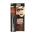 KISS Lash GLUEliner, 2-in-1 Felt-Tip Eyeliner and Lash Adhesive, Long Lasting Wear, Can Be Used With Strip Lashes and Lash Clusters, Net Wt. 0.7 mL Beauty & Personal Care KISS
