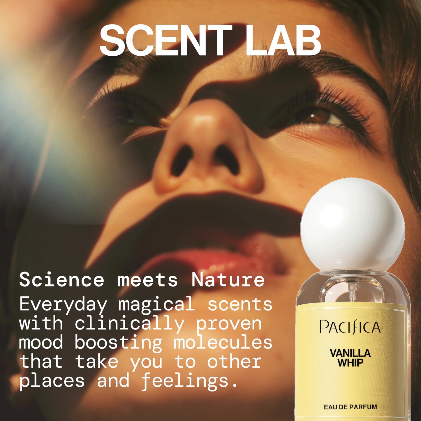 Pacifica Vanilla Whip Eau de Parfum; Sweet Gourmand Perfume for Women Spray | Warm Sugar Almond Bergamot Fragrance, Long Lasting | Botanical Clean Beauty & Personal Care Pacifica