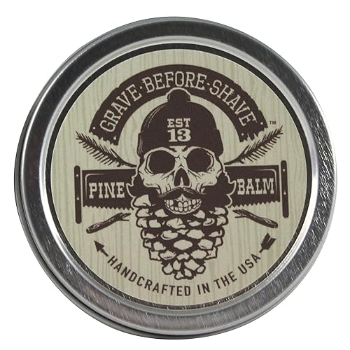 Grave Before Shave™ Pine Scent Beard Balm (Pine/Cedar wood scent) (2 oz.) Beauty & Personal Care Grave Before Shave