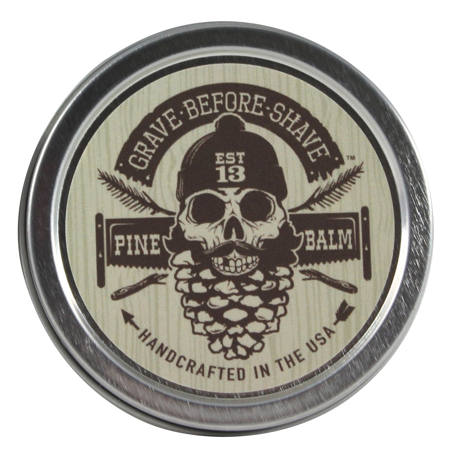 Grave Before Shave™ Pine Scent Beard Balm (Pine/Cedar wood scent) (2 oz.) Beauty & Personal Care Grave Before Shave