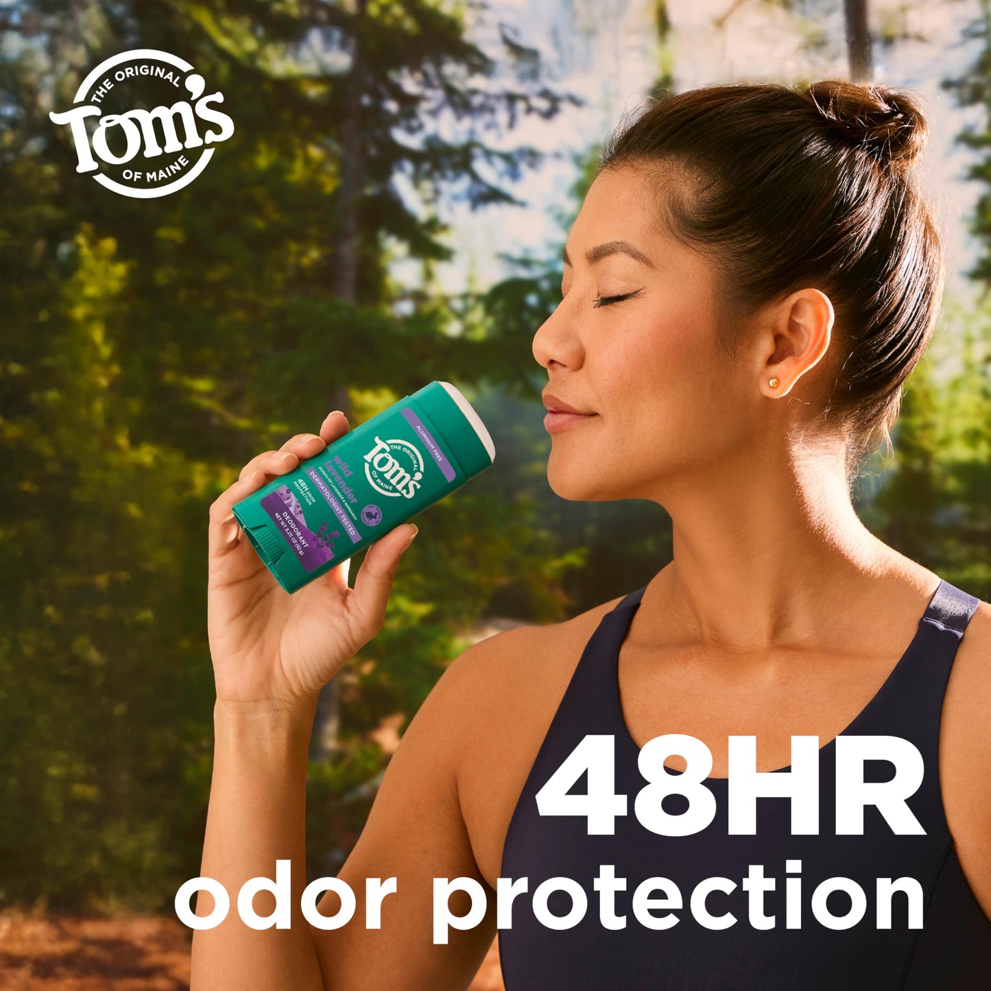 Tom’s of Maine Wild Lavender Natural Deodorant for Men and Women, Aluminum Free, No Artificial Fragrances, Dyes, or Preservatives, Baking Soda Free Beauty and Personal Care Tom's of Maine