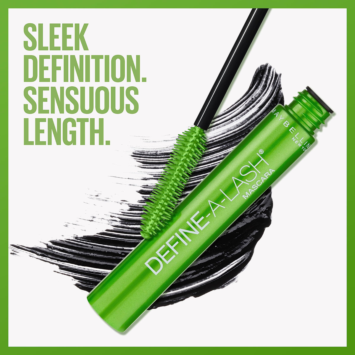 Maybelline Define-A-Lash Mascara, Very Black [801], 0.22 oz (Pack of 2) Beauty & Personal Care MAYBELLINE