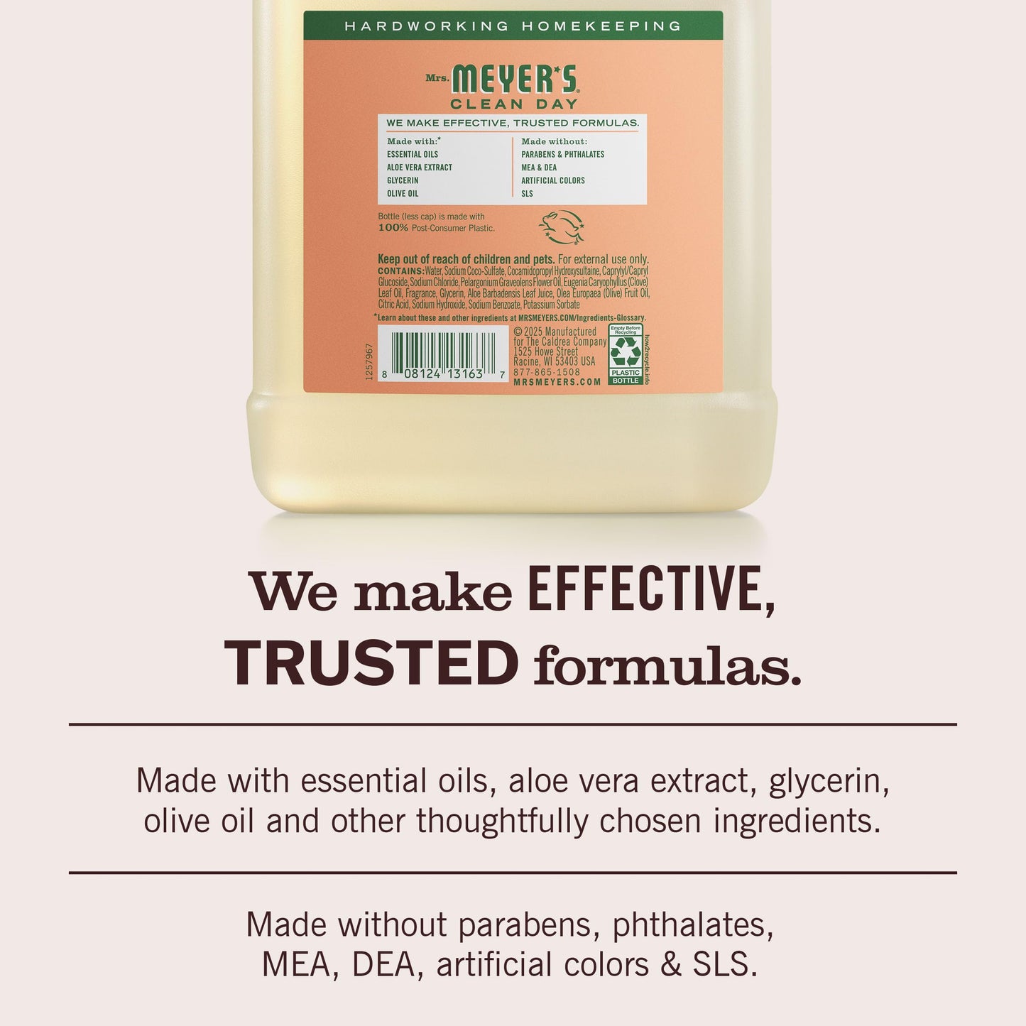 MRS. MEYER'S CLEAN DAY Hand Soap Refill, Geranium Scent, 33 Fl Oz Bottle Beauty & Personal Care Mrs. MEYER'S