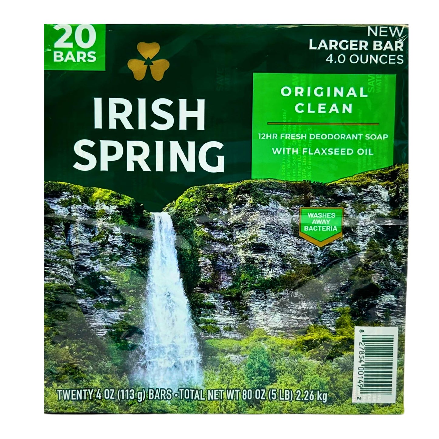 Irish Spring bar Soap (20/4 Oz Net Wt Oz), Original, 74 Ounce (Pack of 1) Beauty & Personal Care Irish Spring