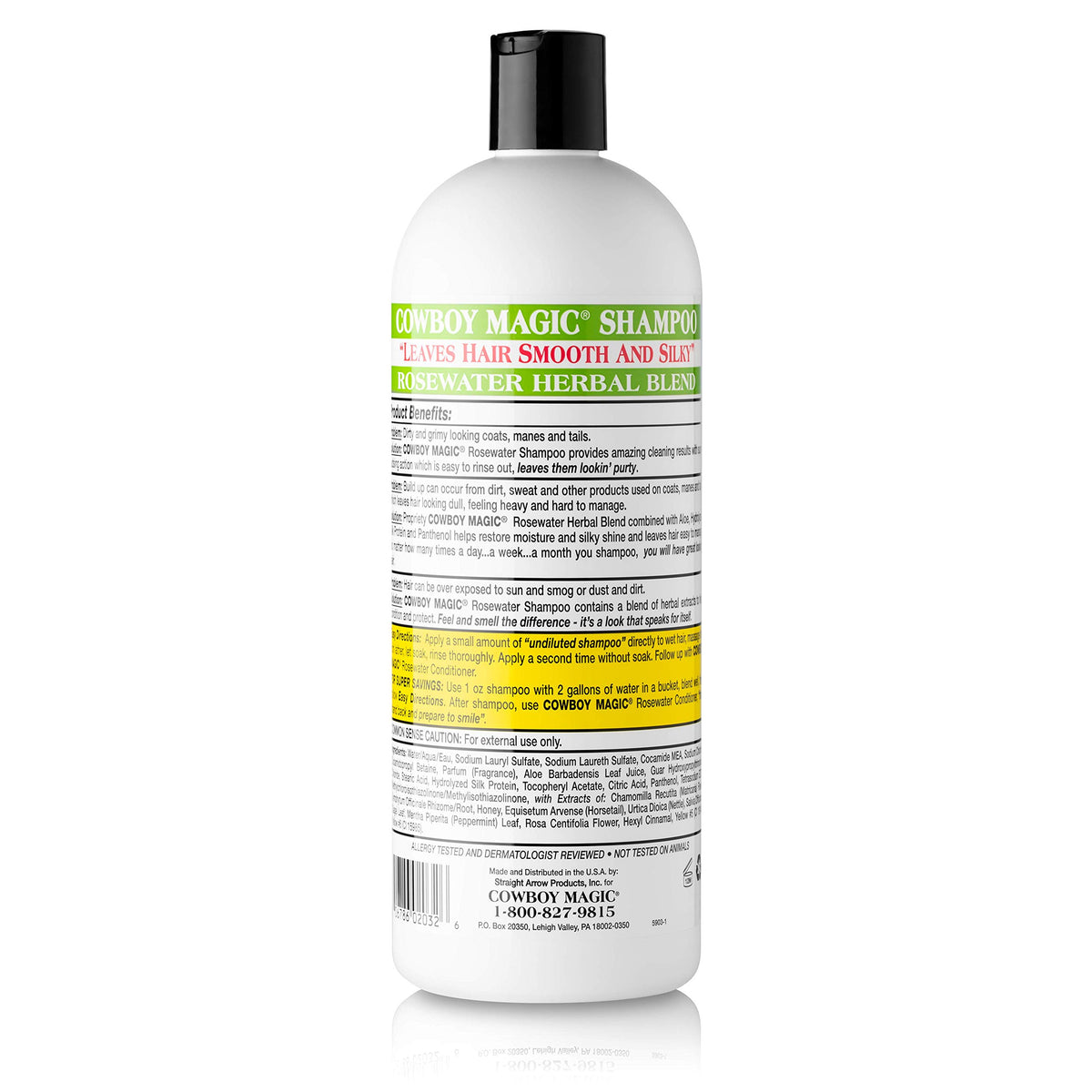 Cowboy Magic Rose Water Shampoo 32 Ounce