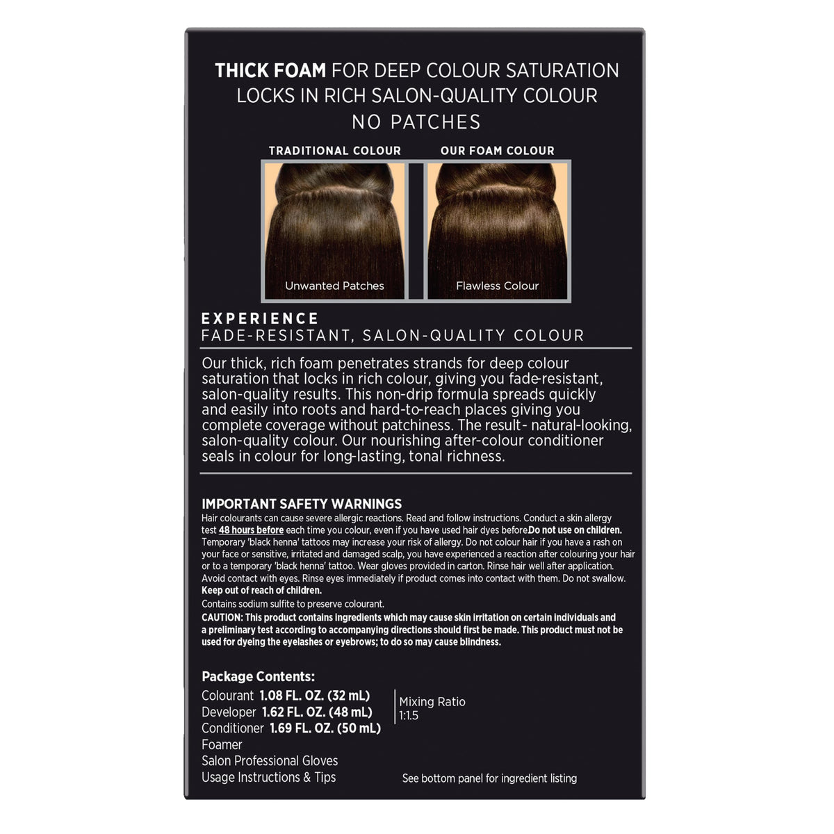 John Frieda Precision Foam Colour 4N Dark Natural Brown – Full-Coverage Hair Dye Kit with Anti-Fade Formula & Gray Coverage, 1 Application Beauty & Personal Care John Frieda