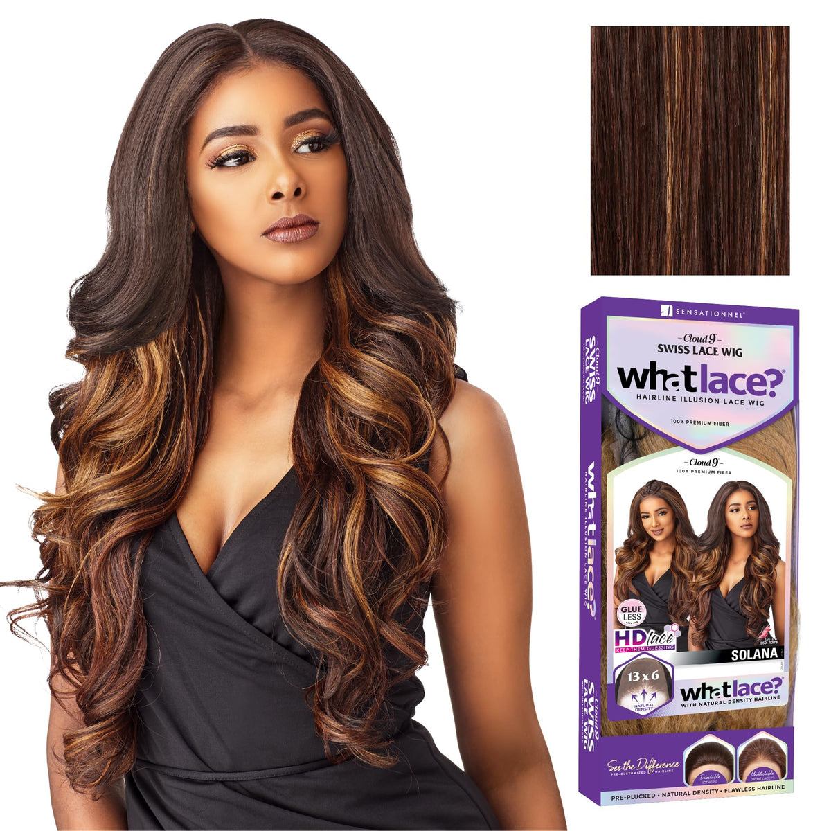 Sensationnel What Lace 13x6 Wig-Solana, FLAMBOYAGECOPPER