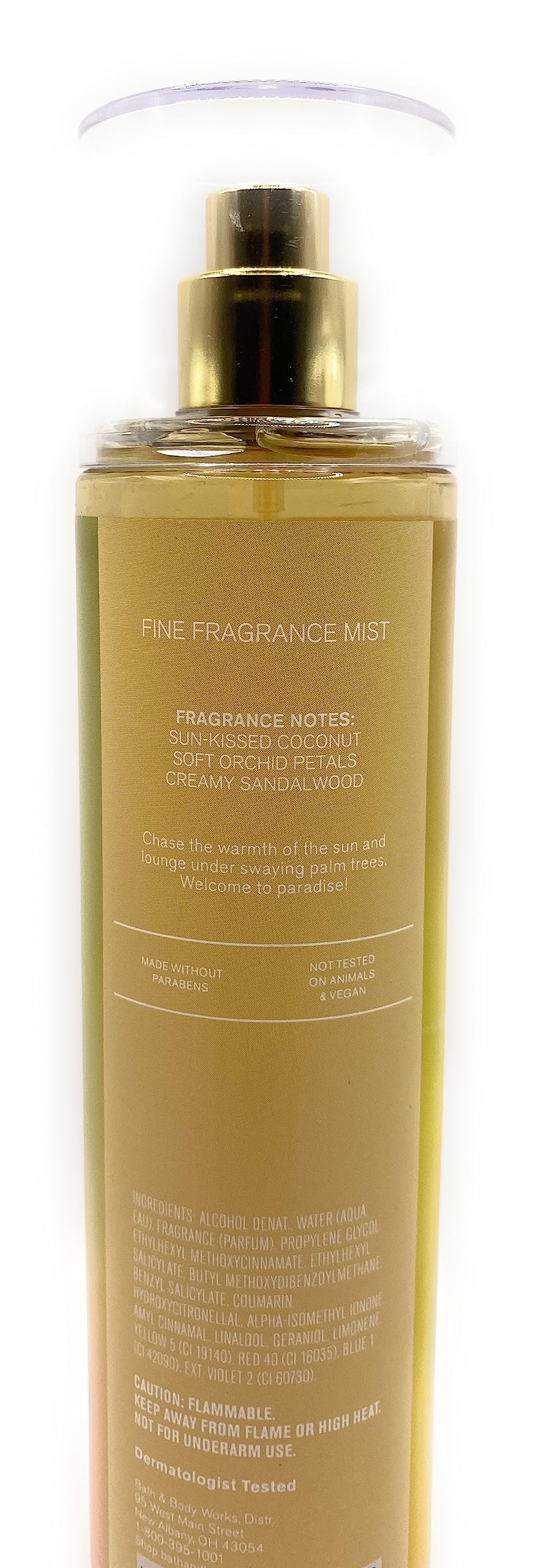 Bath & Body Works Copper Coconut Sands Fine Fragrance Mist 8 Fluid Ounce Spray Beauty & Personal Care Bath & Body Works