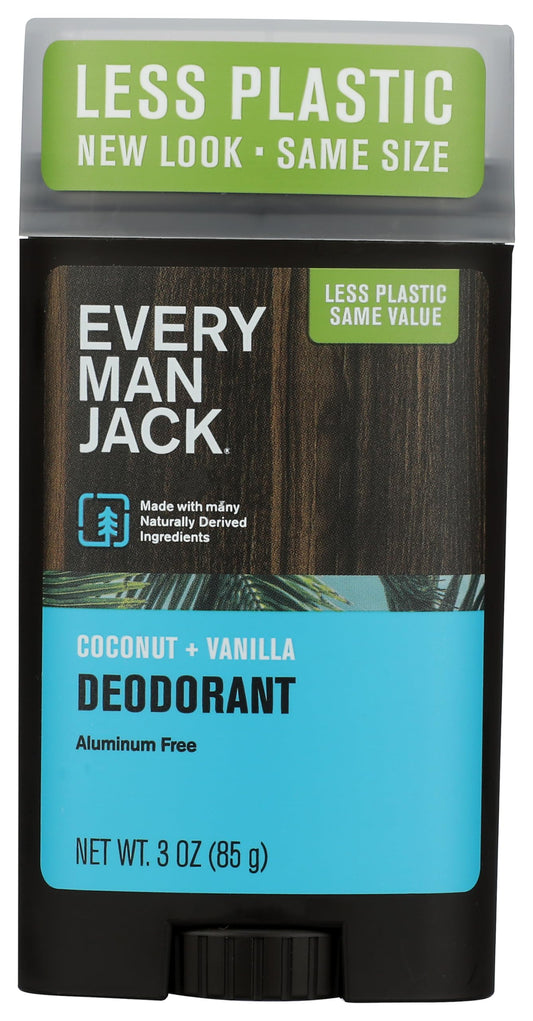 Every Man Jack Coconut Vanilla Deodorant, 3 Ounce Beauty and Personal Care Every Man Jack