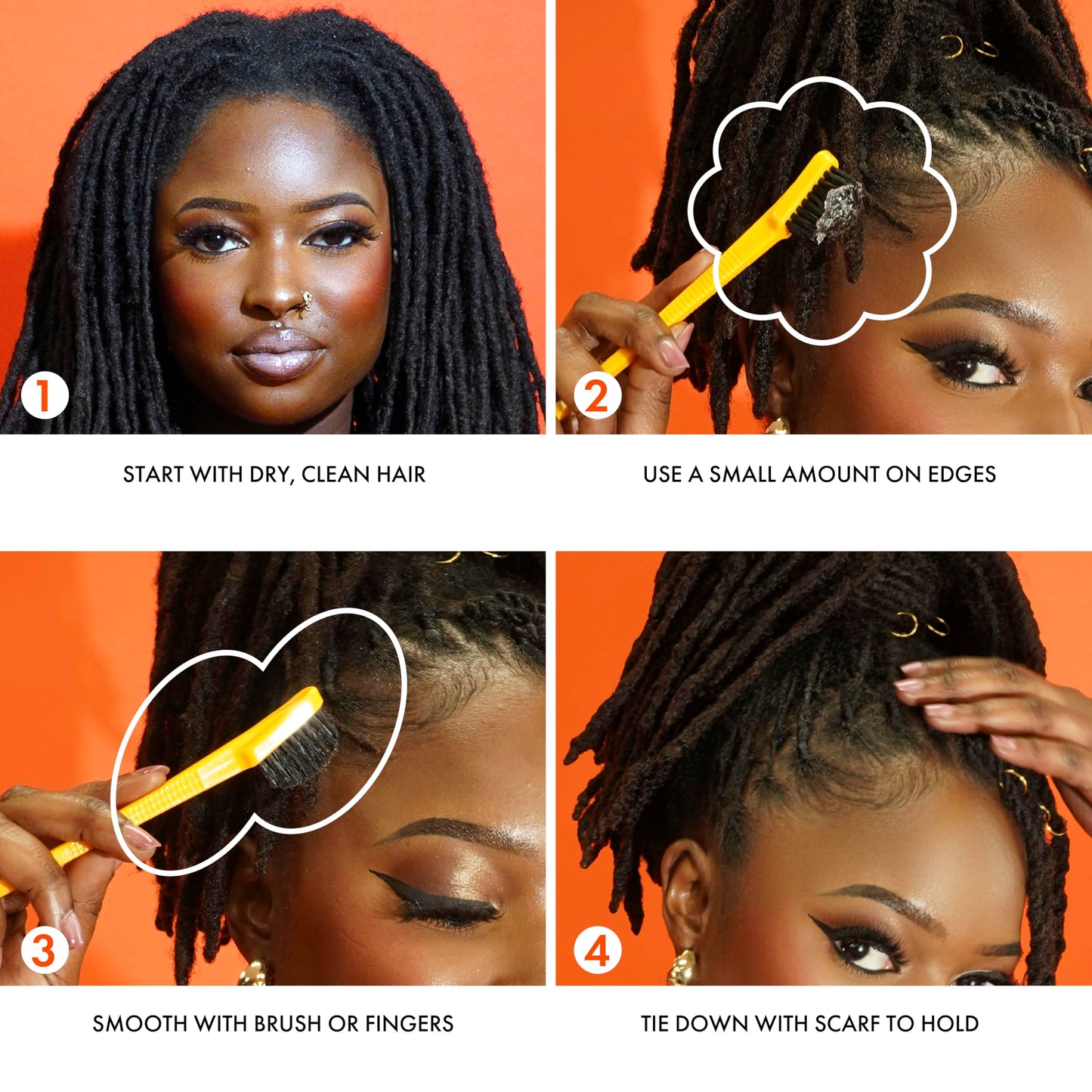 ALL DAY GOT HOLD Extreme hold Blueberry Acai Edge Control 2.02 fl.oz/60ml Beauty & Personal Care ALL DAY GOT HOLD