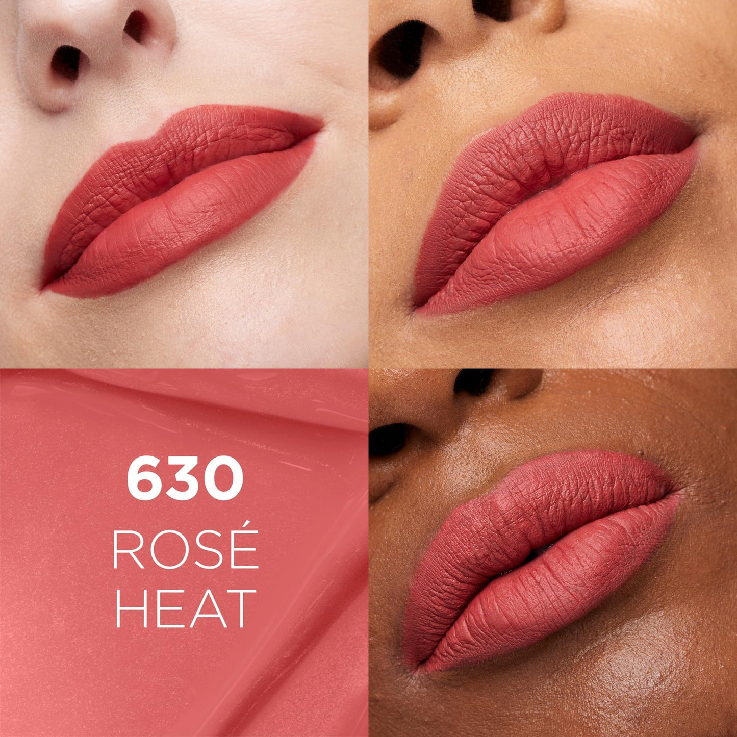 L'Oreal Paris Infallible Matte Resistance Liquid Lipstick, up to 16 Hour Wear, Rose Heat 630, 0.16 Fl Oz Beauty & Personal Care L'Oreal Paris