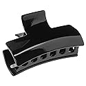 France Luxe Large Solid Rectangle Claw Clip - Black Beauty & Personal Care France Luxe
