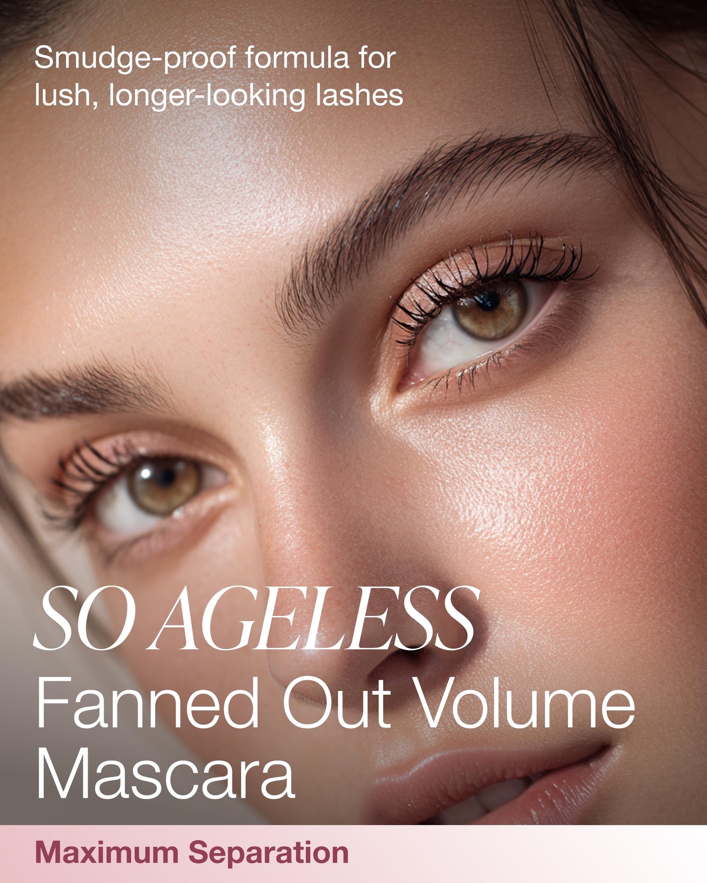Mineral Fusion So Ageless Fanned Out Volume Mascara (Black) - Conditioning Formula For Look of Thicker, Longer Lashes - Hypoallergenic With Peptides Beauty & Personal Care Mineral Fusion