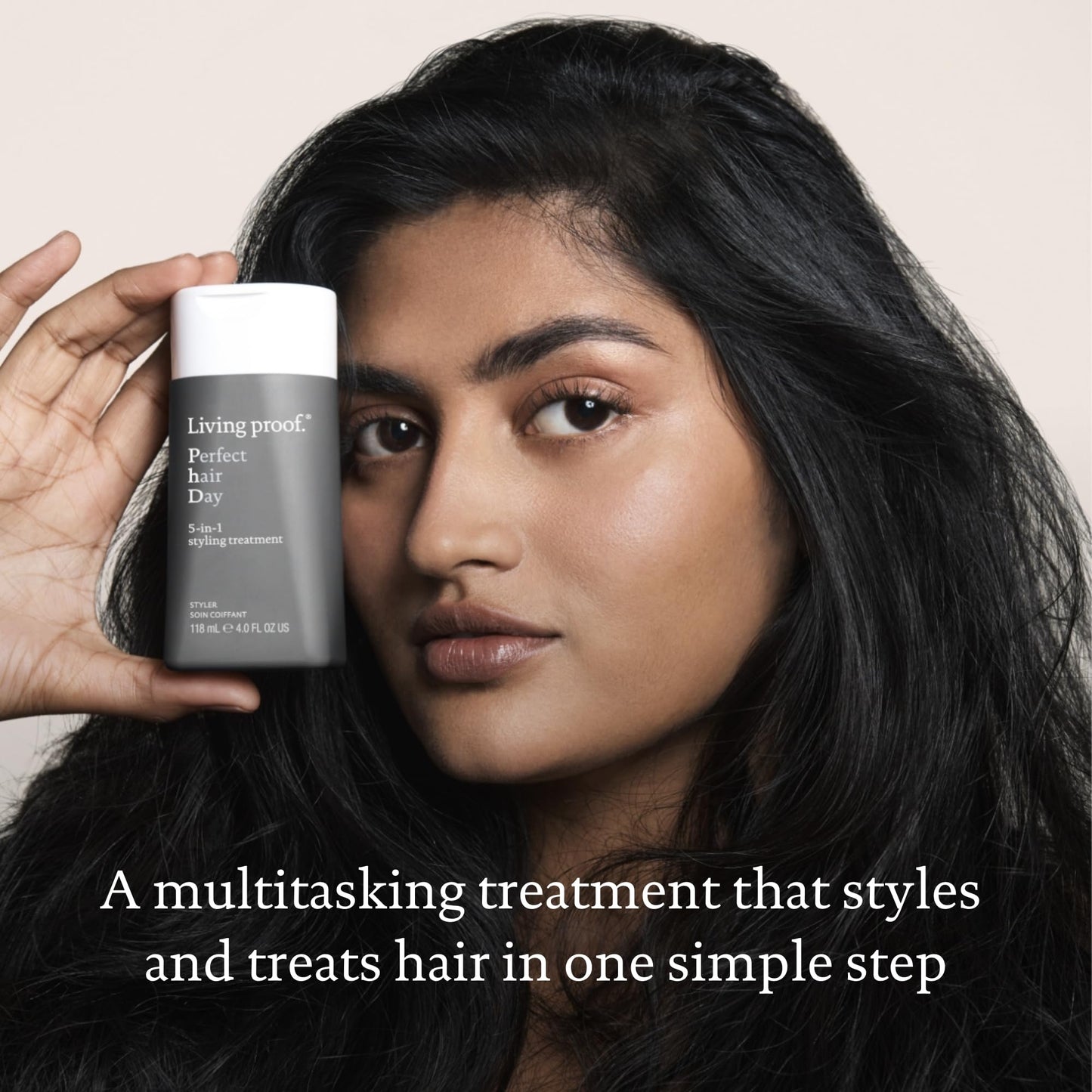 Living Proof Perfect Hair Day 5-in-1 Styling Treatment - Conditions, Smooths, Volumizes, Adds Shine, Heat Protection up to 450°F, 4 oz Beauty & Personal Care Living proof