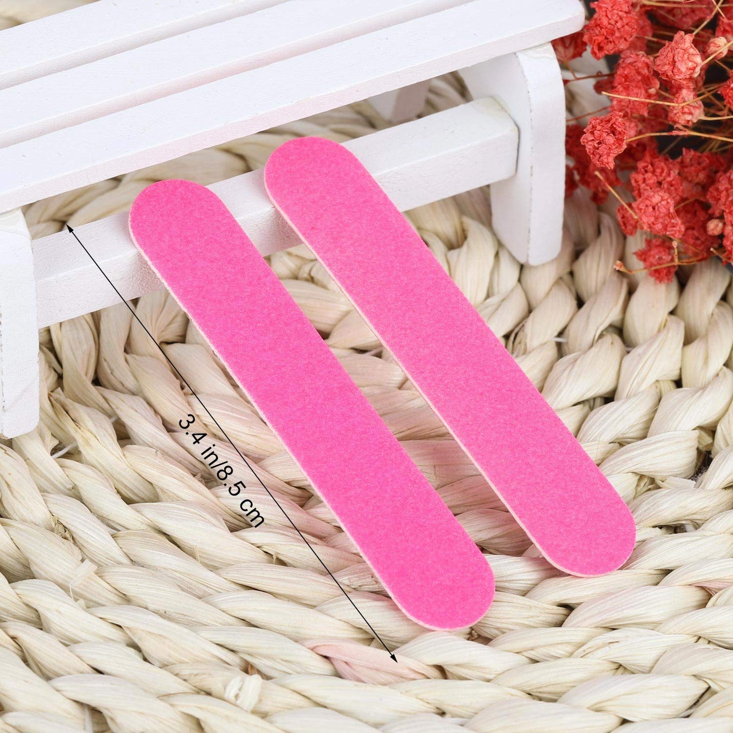 Tbestmax 200 Disposable Mini Nail File Bulk 3.4 inch Double Sided Emery Boards for Fingernail Tools 150 Grit Beauty & Personal Care Tbestmax