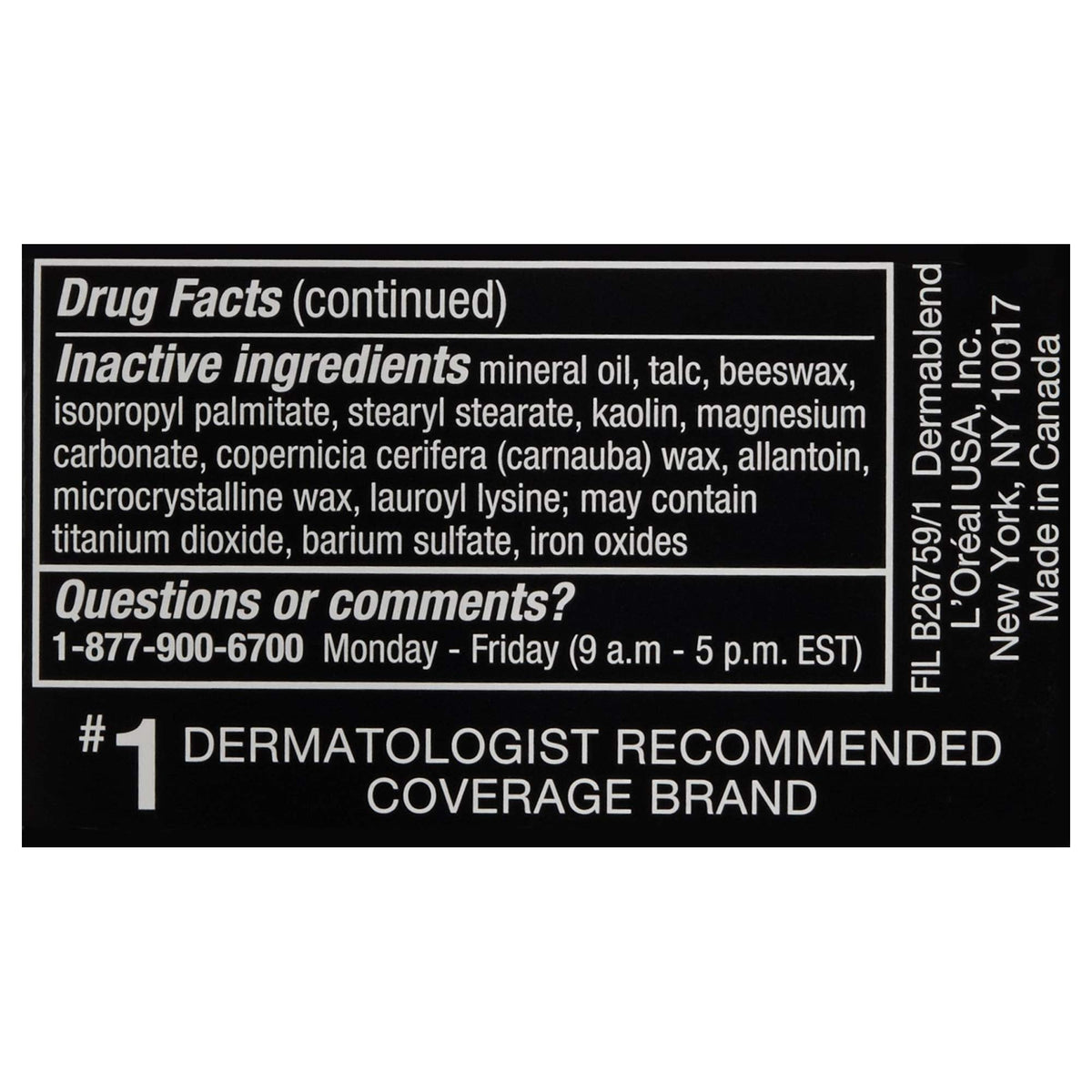 Dermablend Cover Creme High Coverage Foundation with SPF 30, 0C Pale Ivory, 1 Oz. Beauty & Personal Care Dermablend