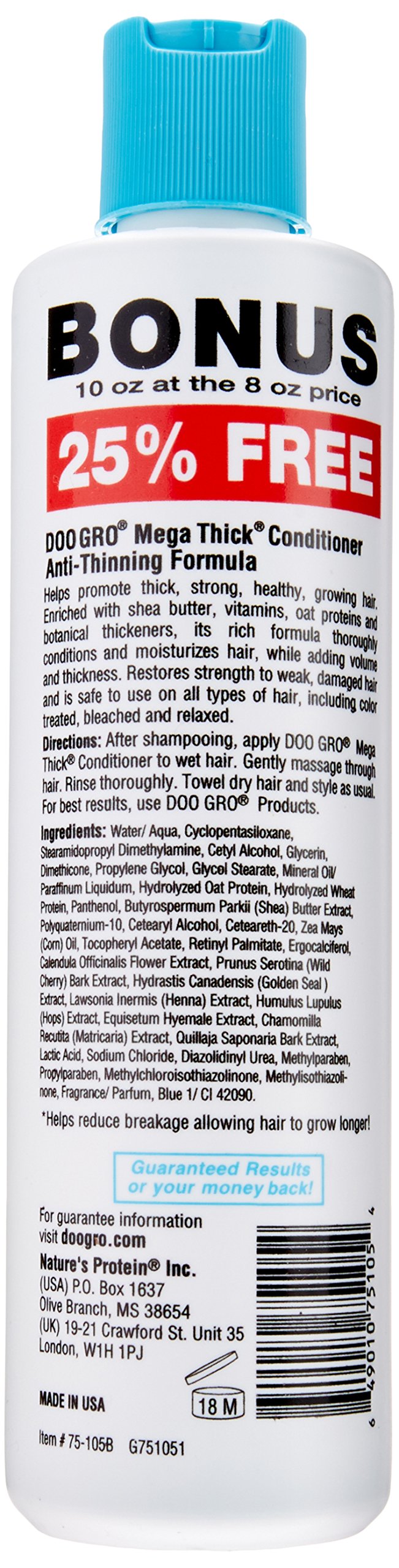 Doo Gro Mega Thick Conditioner, 10 Oz (DGMEGCND)