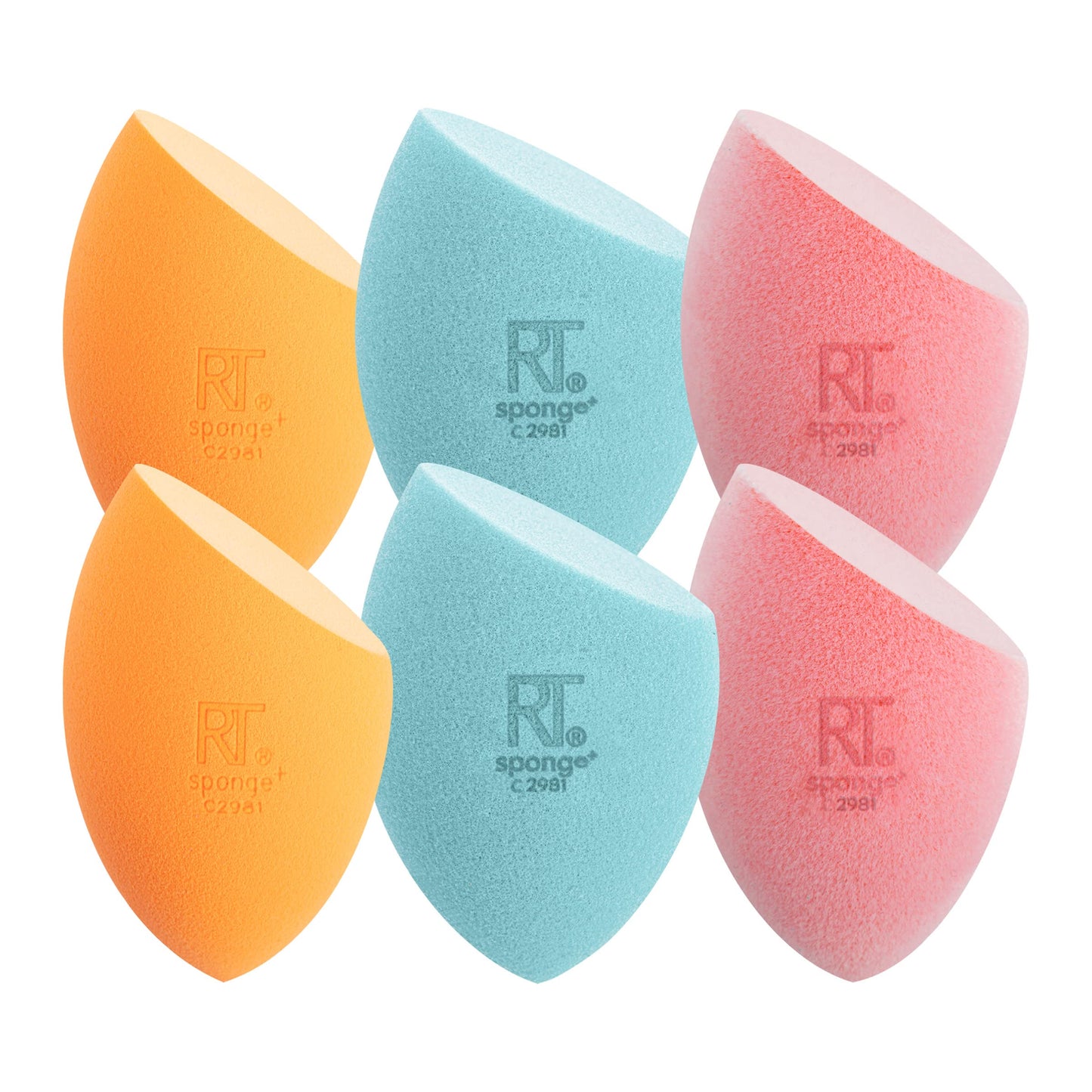 Real Techniques 6 Pack Assorted Makeup Blending Sponges, 3 Miracle Makeup Sponges, For Blending, Baking, And Setting, Use With Foundation & Powder Beauty & Personal Care Real Techniques
