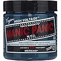 MANIC PANIC Classic Mermaid Semi Permanent Hair Color - Neon Ocean Blue Hair Dye for Women & Men That Lasts 4-6 Weeks - Vegan, Ammonia & Cruelty-Free Beauty & Personal Care MANIC PANIC