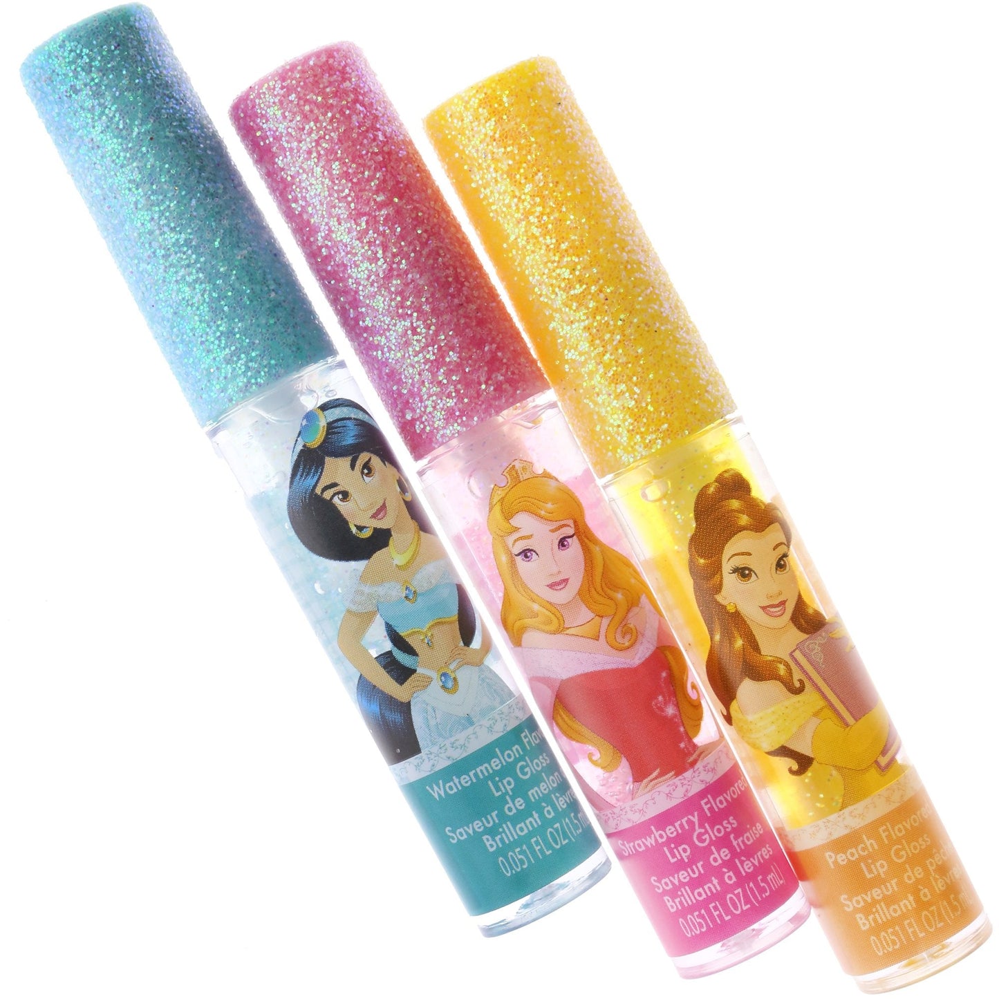 TownleyGirl Disney Princess Super Sparkly Lip Gloss Set, 0.05 Fl Oz (Pack of 7) Beauty & Personal Care Townley Girl