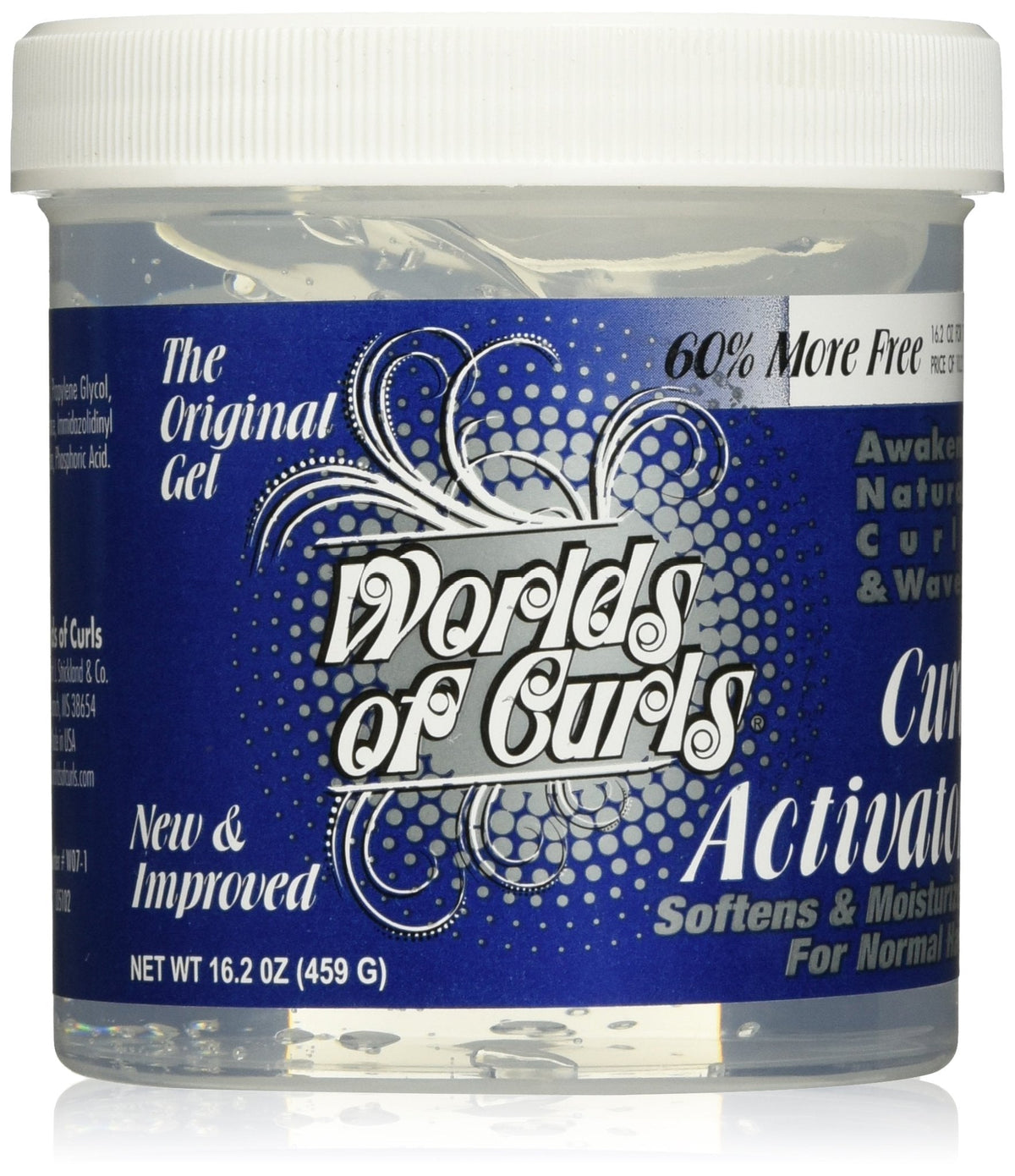 Worlds Of Curls, Curl Activator Regular Gel, 16.2 Ounce Beauty & Personal Care Worlds Of Curls