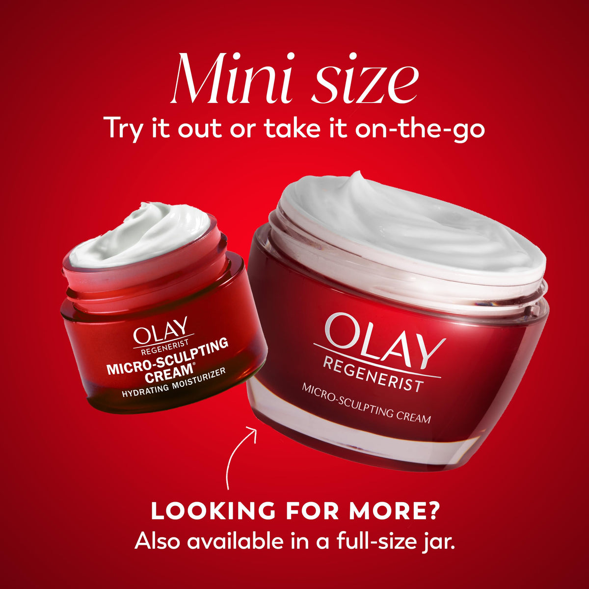 Olay Face Moisturizer, Regenerist Micro-Sculpting Cream for Women, Trial Size - Instant Hydration, Anti-Aging, Anti-Wrinkle, Firming Skin Care Beauty & Personal Care Olay