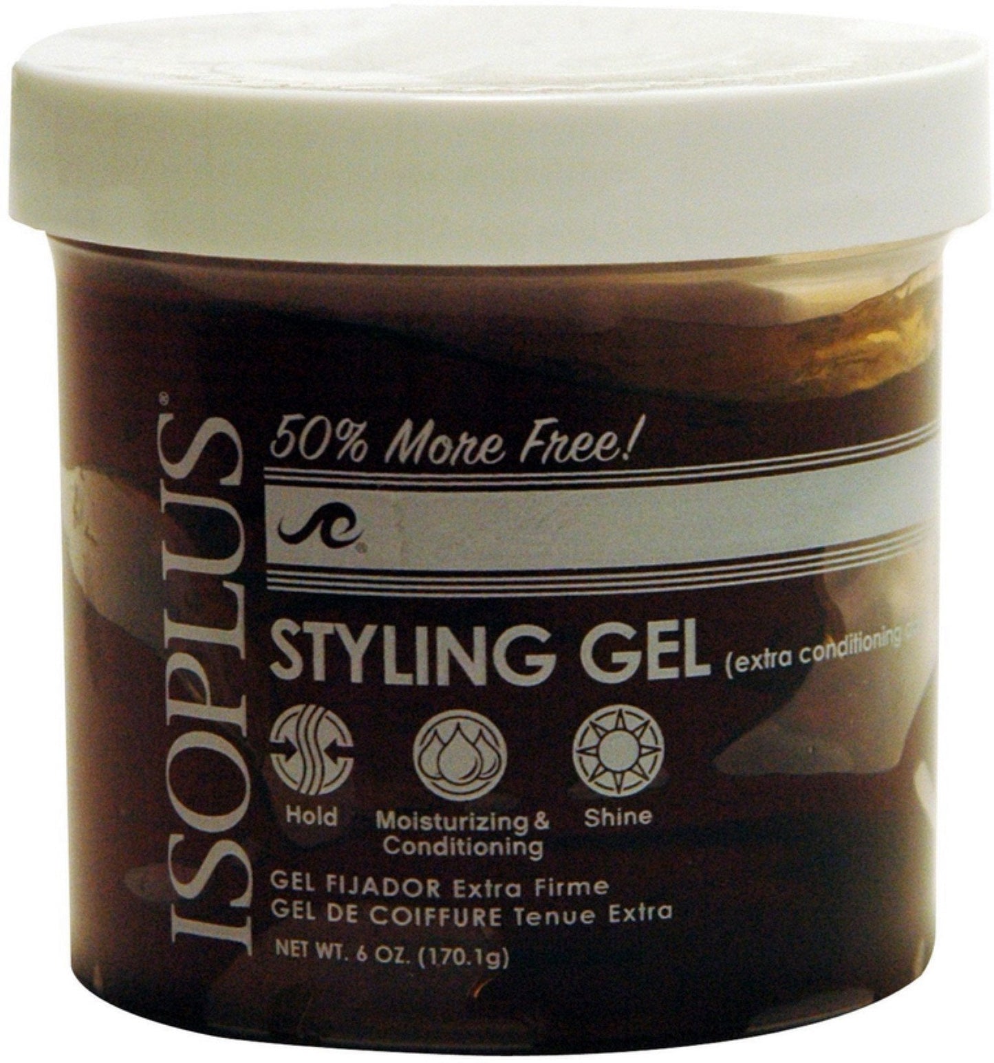 Isoplus Extra Conditioning Dark Hold Styling Gel, 6 Oz Beauty & Personal Care Isoplus