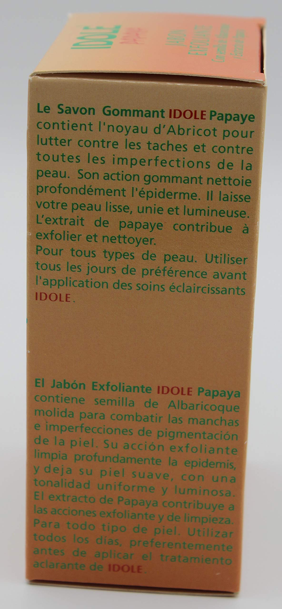 Idole Papaya Exfoliant Soap Pack Of 3 Beauty & Personal Care Idole