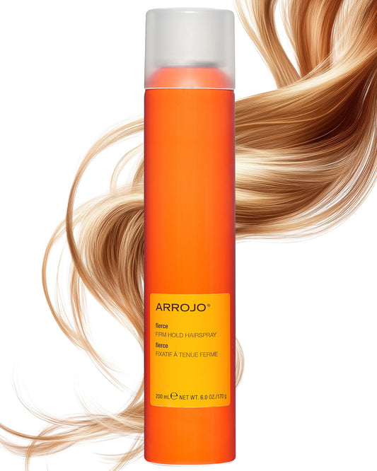 Arrojo Fierce Firm Hold Hairspray - Sulfate & Paraben-Free Firm Hold Hairspray - Anti Humidity Shine Spray for All Hair Types, 6 oz. Beauty & Personal Care ARROJO