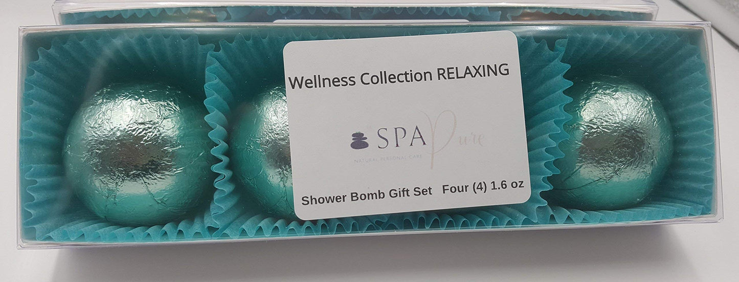 Spa Pure Relaxing Aromatherapy Shower Steamers Bombs - Shower Bombs with Essential Oils - Unisex Bath Melts - Self Care and Relaxation Shower Steamer Beauty and Personal Care Spa Pure