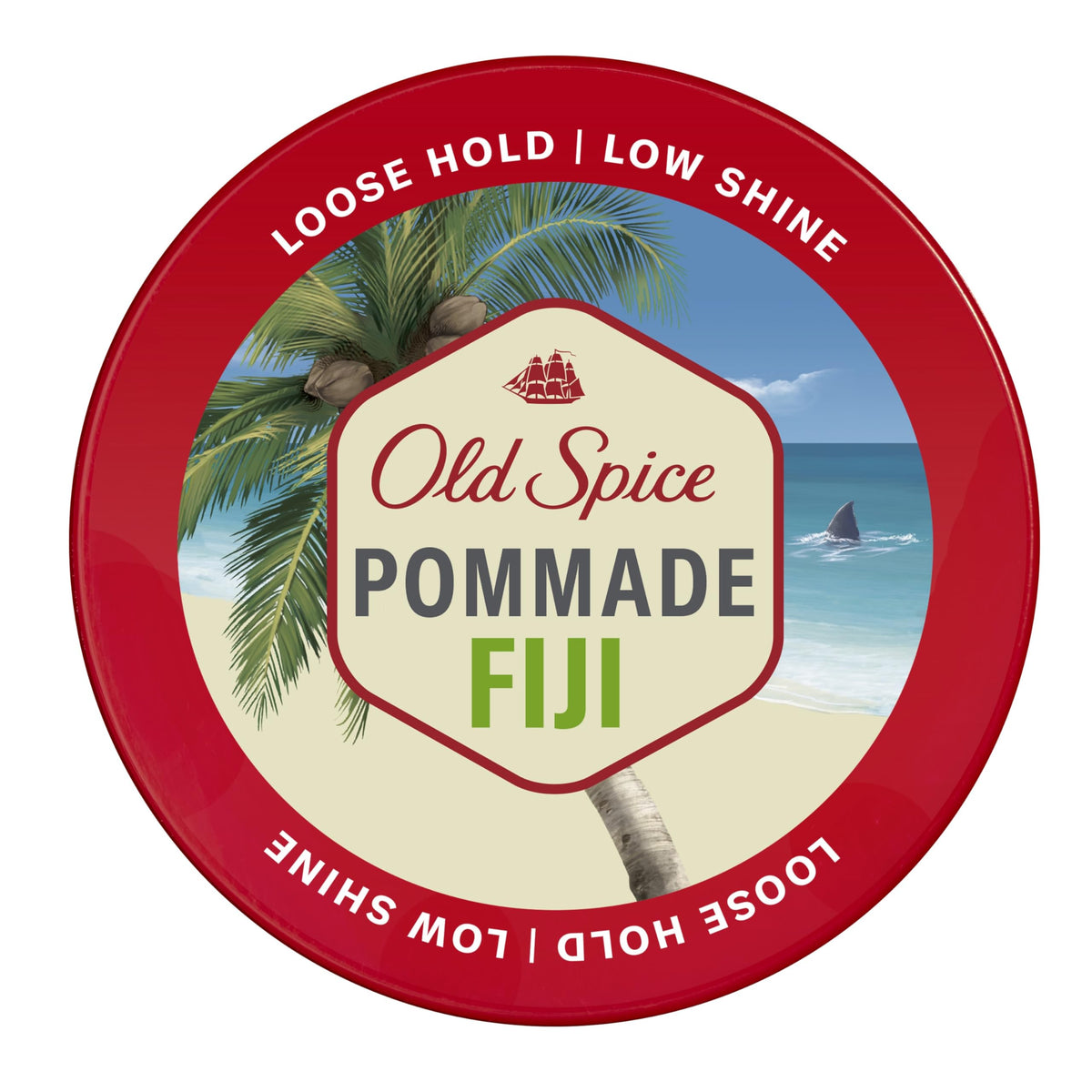 Old Spice Mens Hair Pomade, Fiji Pomade for Men, Loose Hold, Low Shine, Hair Styling, 2.22 oz Beauty & Personal Care Old Spice