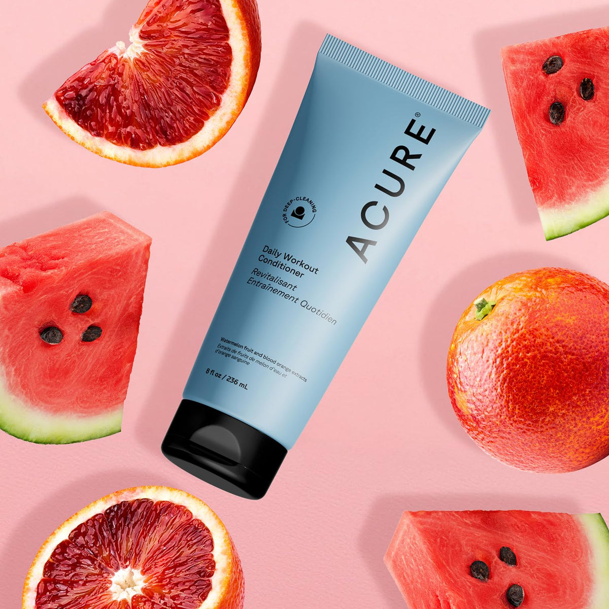 Acure Daily Workout Watermelon Conditioner - Lightweight Hydrating & Moisturizing Conditioner for Women & Men w/ Oily, Damaged Hair, Deep Moisture Beauty & Personal Care Acure