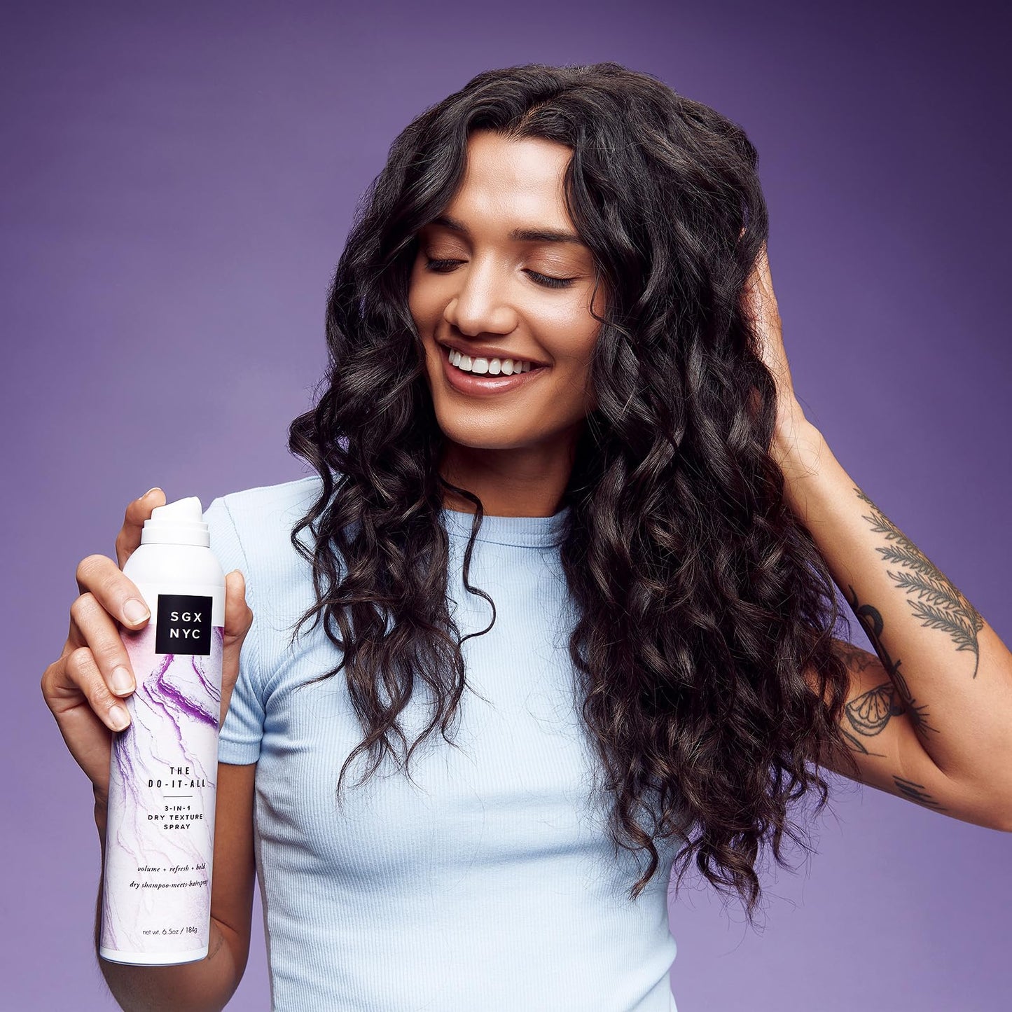 SGX NYC Dry Texture Spray | 3-in-1 Dry Shampoo & Hairspray | Refreshes Hair, Adds Texture, UV Protection | Vegan, Paraben-Free, 6.5 oz Beauty & Personal Care SGX NYC