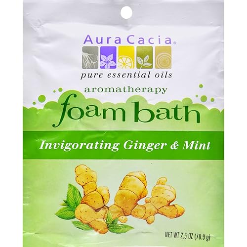 Foam Bath Ginger/Mint 2.50 Ounces Beauty & Personal Care Aura Cacia